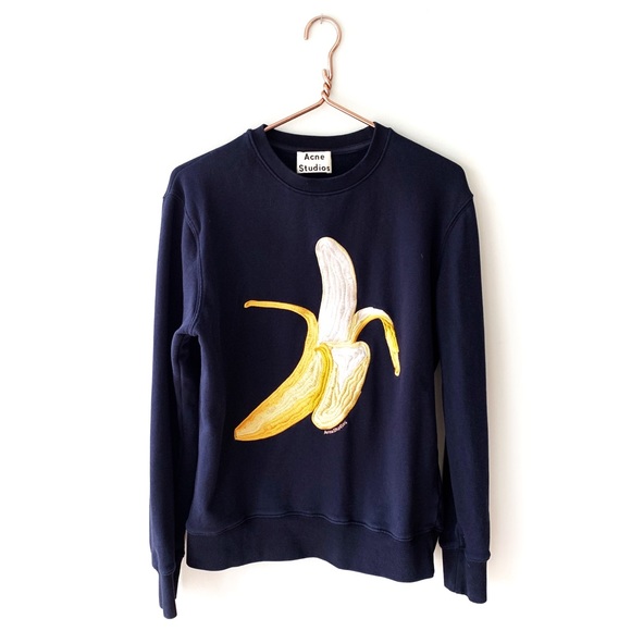 acne banana sweatshirt